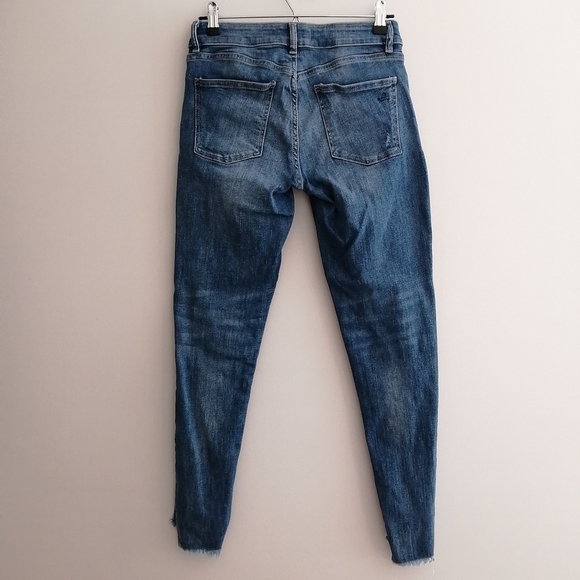 DL1961 Emma Power Leggings In Melbourne Step Fray Hem 27 - Picture 3 of 15